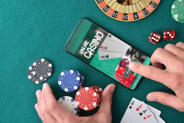 Roulette betting layout with number grid and outside-bet options